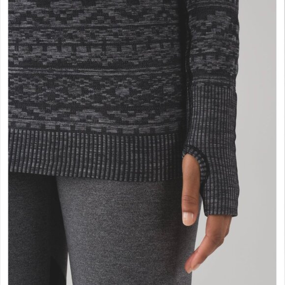 Lululemon Women's Rest less Pullover - Heathered Black - Picture 6 of 10